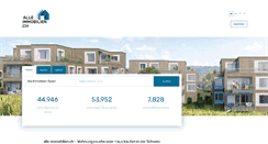 Desktop Screenshot of alle-immobilien.ch