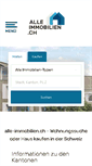 Mobile Screenshot of alle-immobilien.ch